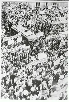 Colonialism Prints: Protesters in Rio De Janeiro
