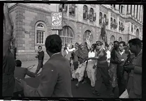 Protester Prints: Protesters Standing in Street