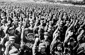 Protesting Chinese in Unison