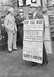 Retiree Prints: Protesting Against World War II
