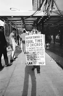 A053371 Prints: Protestor Arrested At The DNC In 68