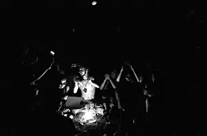 A053371 Prints: Protestors Congregate During The 68 DNC