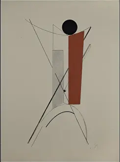 Nonrepresentational Prints: Proun. Artist: Lissitzky, El (1890-1941)