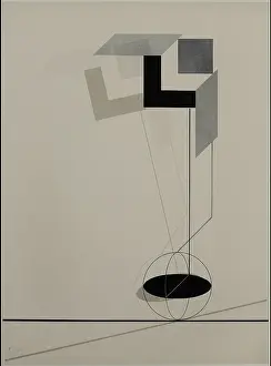 Nonrepresentational Prints: Proun. Artist: Lissitzky, El (1890-1941)