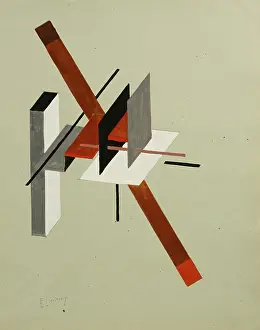 Nonrepresentational Prints: Proun, ca 1923