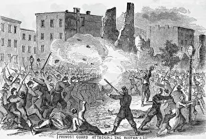 Club Prints: Provost Guard Attacking the Rioters Print