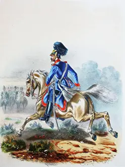 Horseman Prints: Prussian Army, Prussian Guard, Dragoon Regiment Prince Albrecht of Prussia