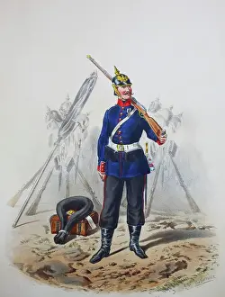 Illustrations Prints: Prussian Army, Prussian Guard, Grenadier Regiment Kronprinz