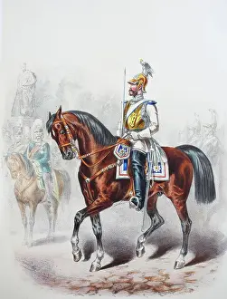 Horseman Prints: Prussian Army, Prussian Guard, Guard Cuirassier Regiment