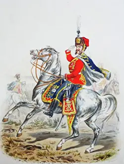 Horseman Prints: Prussian Army, Prussian Guard, Guard Hussar Regiment