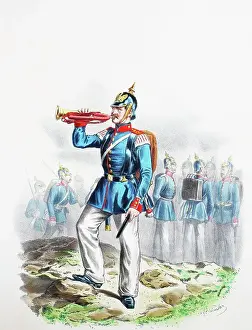 Brandenburg Prints: Prussian Army, Prussian Guard, Leib-Grenadier Regiment