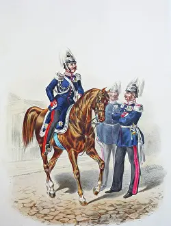 Horseman Prints: Prussian Army, Prussian Guard, Wing Adjutant and General Staff Officer