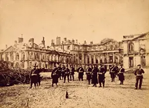 3642 Prints: Prussians At Palace