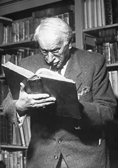 Psychiatrist Prints: Psychiatrist Carl Jung Reading