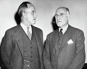 Psychiatrists Dr. Carl A. Binger and Dr. Henry A Murray