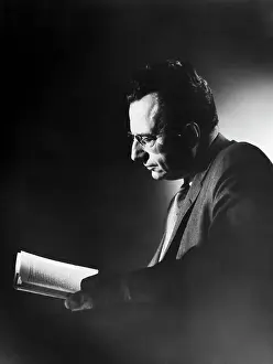 Psychologist Prints: Psychologist Erich Fromm Reading