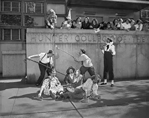 Public Hazing Scene by College Students