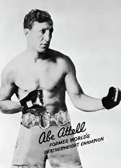 Boxing Through the Ages: A Stunning Visual Journal: Publicity Handout Of Boxer Abe Attell