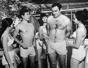 Publicity Photograph of Sean Connery and Tetsuro Tamba