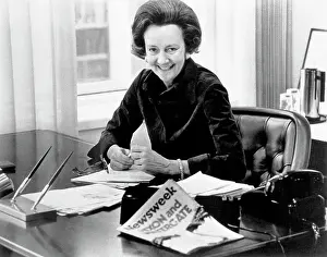 Washington Post Newspaper Prints: Publisher Katharine Graham