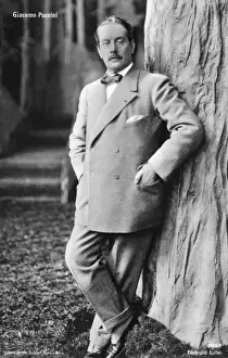 Prints of Giacomo Puccini (1858 - 1924). Italian operatic composer. (Photo by Hulton Archive/Getty Images) Famous Music Composer Prints: Puccini