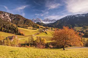 Trentino Alto Adige Prints: Puez-Odle natural park, Trentino-Alto Adige (Sud Tyrol), Boldano, Italy