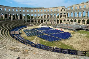 Croatia Collection: Pula amphitheater
