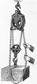 Elevator Prints: Pulley Used In An Elevator