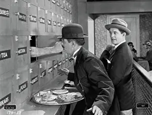 Tray Prints: Punching a Man in the Nose at an Automat