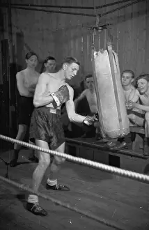 Welsh Prints: Punching A Punch Bag