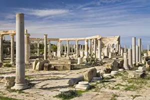 Neglected Prints: Punic market, Leptis Magna, Libya, North Africa, Africa