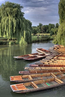 Steve Stringer Photography Collection: Punts at Cambridge