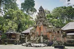 Religious Building Prints: Pura Dalem Agung Padangtegal, Monkey Forest Temple in Monkey Forest, Ubud, Bali, Indonesia