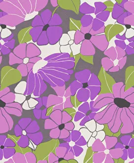 Floral Pattern Art Gallery: Purple Floral Pattern
