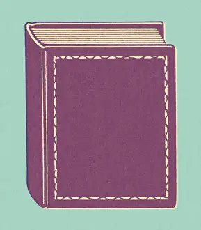 Purple Hardcover Book