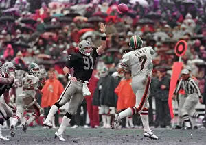 QB John Elway during Raiders vs. Broncos Game