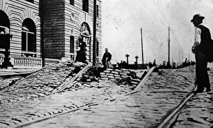 World Earthquake North Prints: Quake Damage