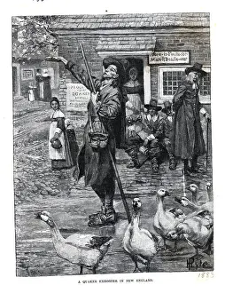 A Quaker Exhorter In New England