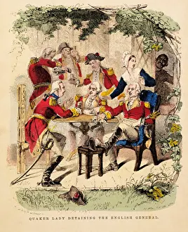 Quaker lady detaining the English general