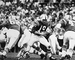 Quarterback Johnny Unitas