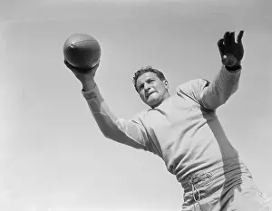 Football Uniform Prints: Quarterback Sid Luckman