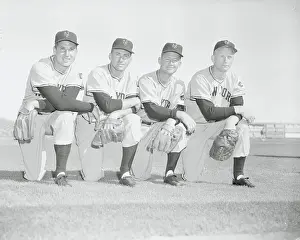 Quartet of Baseball Players