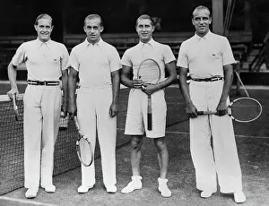 Quartet of Tennis Players