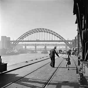 Road Bridge Prints: Quayside Walk