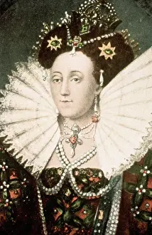 A Glimpse into the Lives of Monarchs: Queen Elizabeth I as Depicted on an English Color Tinted Postcard