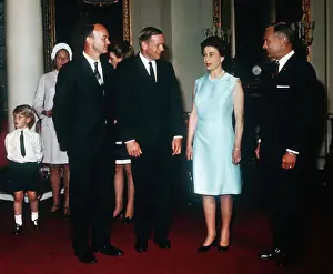 Queen Elizabeth II and Apollo 11 Astronauts