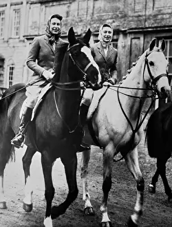 Queen Elizabeth II And Princess Margaret
