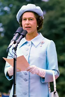 Queen Elizabeth II At The White House For A State Visit