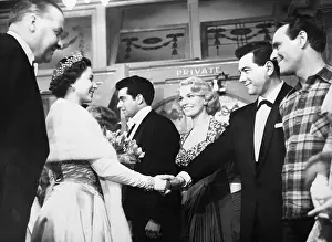 Queen Elizabeth Meeting Mario Lanza