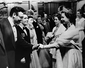 Margaret Prints: Queen Elizabeth Shaking Hands With Frankie Laine